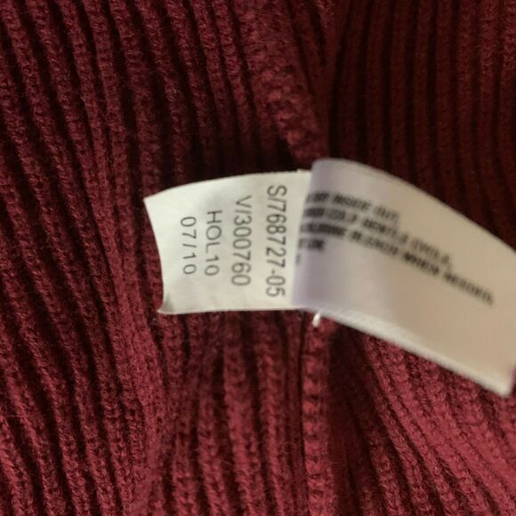 GAP Men's Sweatshirt Top Knit XL Burgundy Crewneck Long Sleeve Casual Comfort - Picture 8 of 9